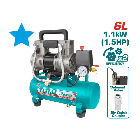 Compresseur d'air 12L silencieux