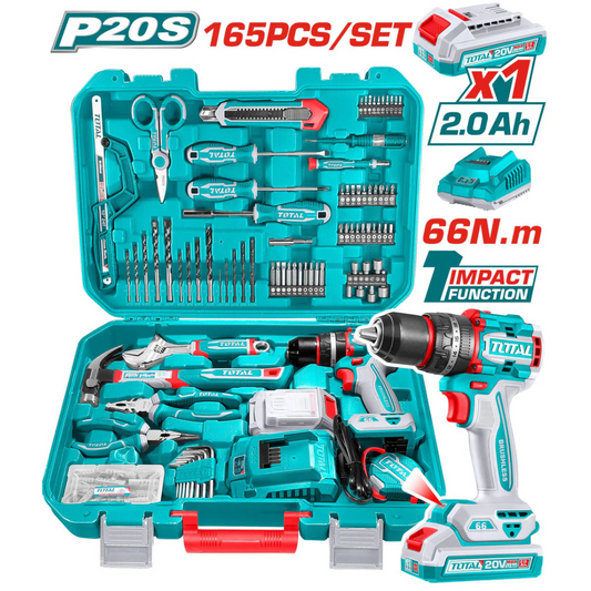 Pack Visseuse 66 Nm + 165 Pcs