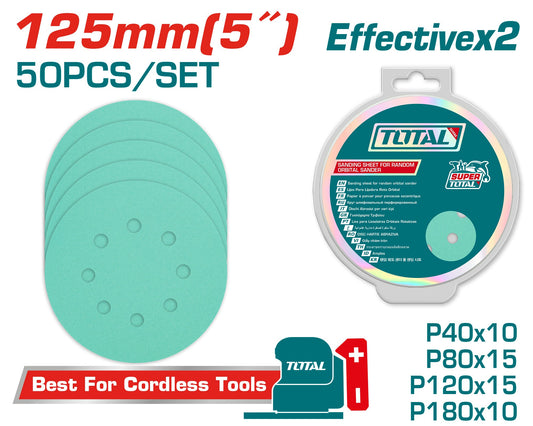 Feuille abrasive pour ponceuse orbitale aléatoire