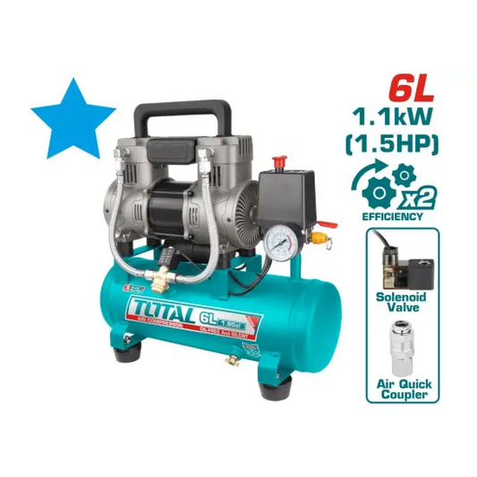 Compresseur d'air 12L silencieux