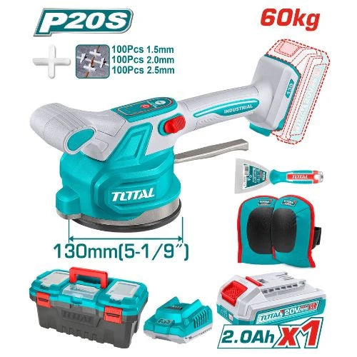 Machine vibrante pour carrelage sans fil