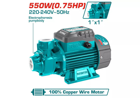 Pompe à eau périphérique 550W (0.75HP) TWP15506
